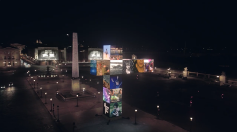 Production of the presentation video for Indochine's stadium tour of France, filmed with a drone.