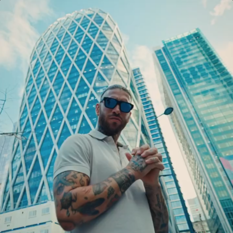 Production of the shoot for the collaboration between Tommy Hilfiger and Sergio Ramos in Paris.