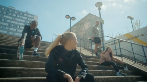 Production of the shoot for the collaboration between Nike and Intersport in Paris and the suburbs.