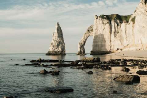Étretat cliffs in Normandy – shooting locations on the west coast of France