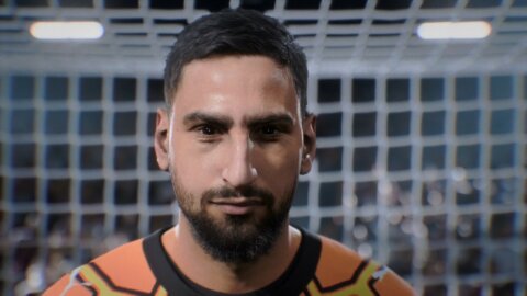 Goalkeeper close-up under the stadium lights, in-game – EA SPORTS FC 27