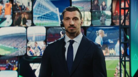 Zlatan Ibrahimović as a TV pundit, headset on – EA SPORTS FC 27 “Symphony”
